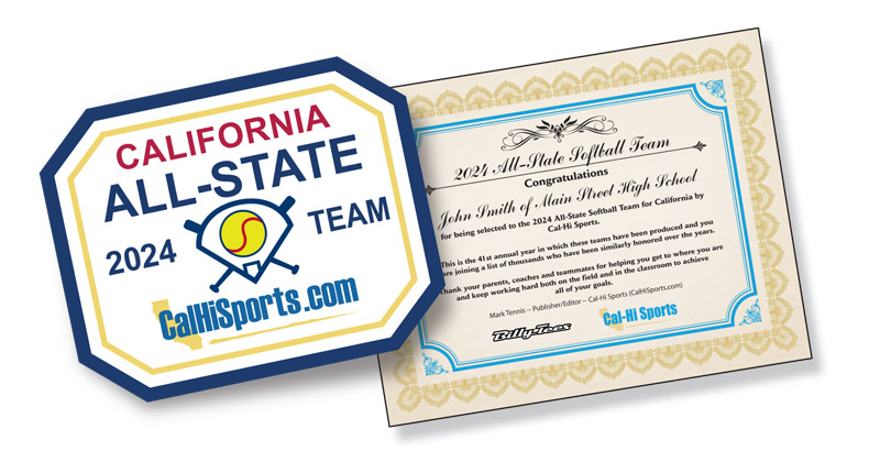 2024 All-State Softball Patch